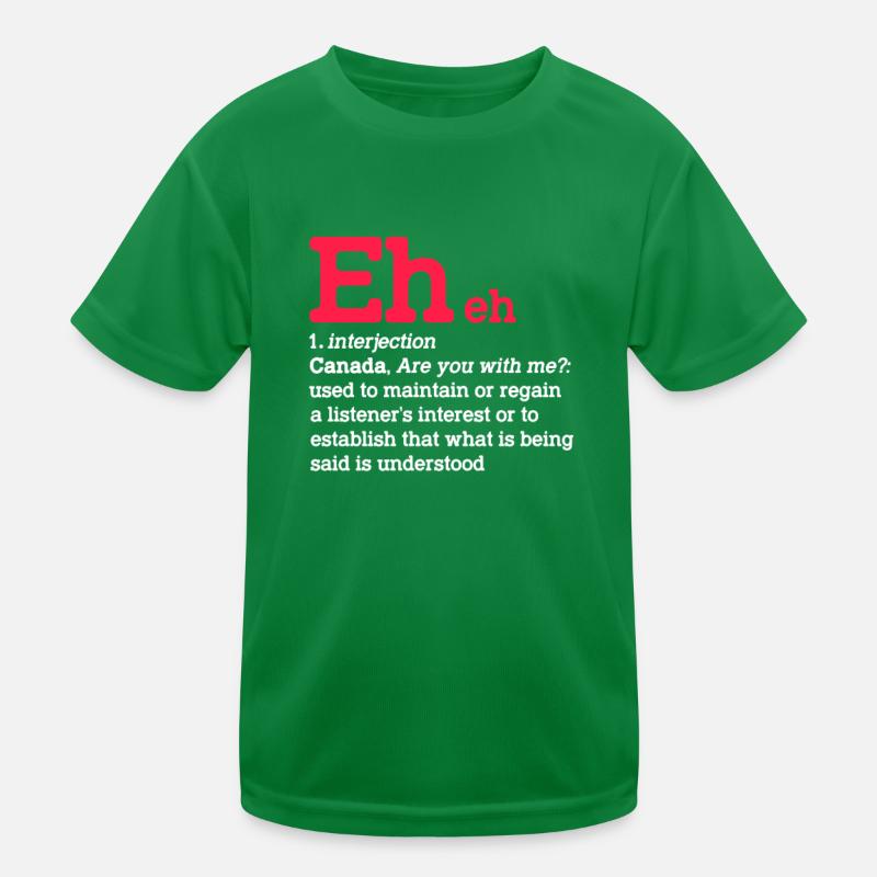 Kanada Kinder Funktions-T-Shirt