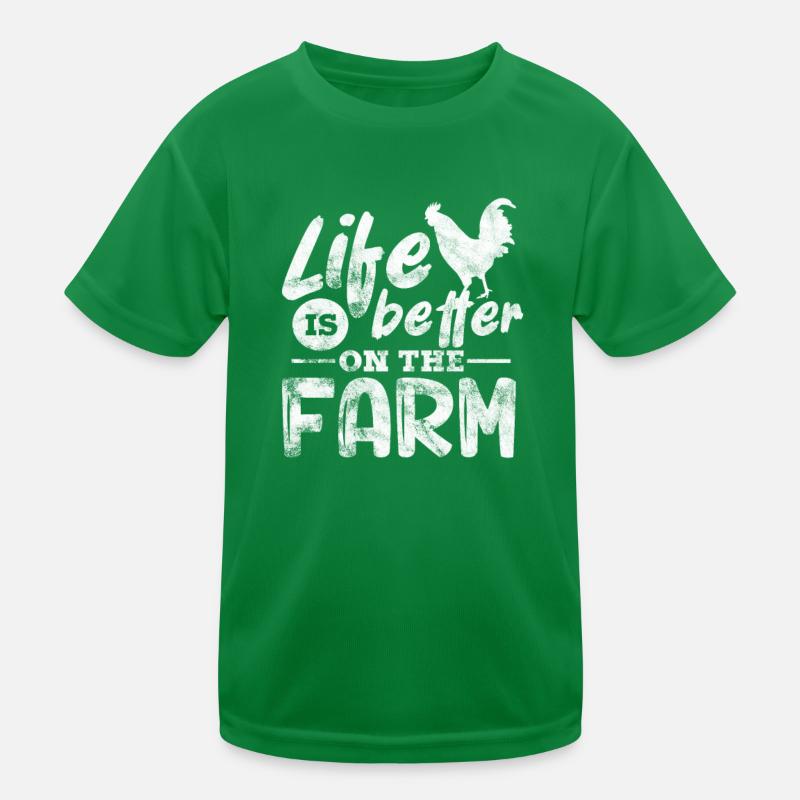 Chicken Kids Functional T-Shirt