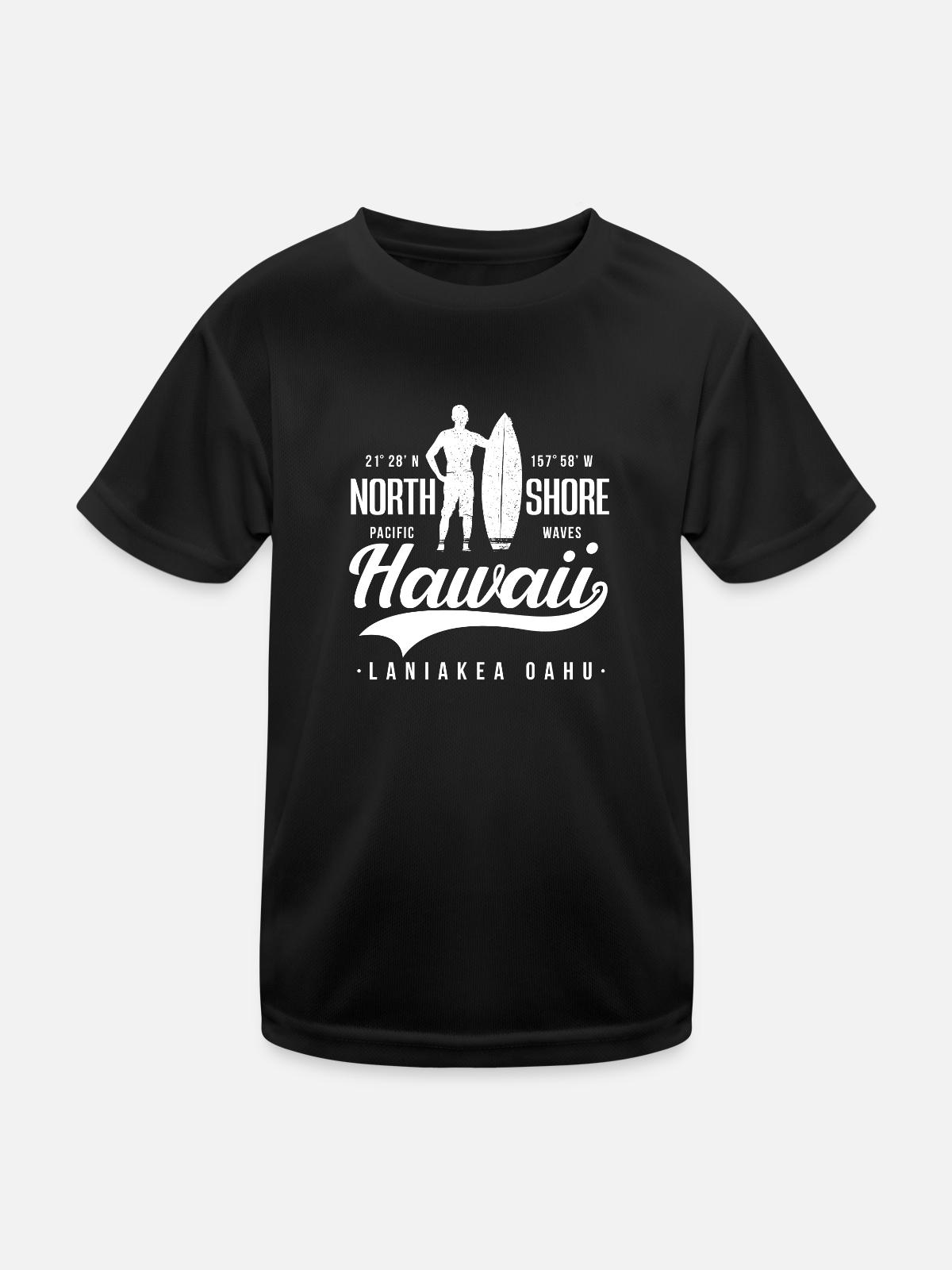 Hawaii - Kids Functional T-Shirt - black - Front