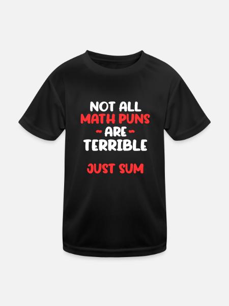 Mathematics - Kids Functional T-Shirt - black - Front