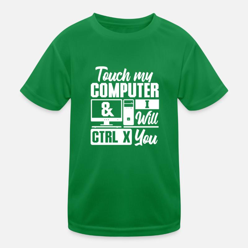 Computer Kinder Funktions-T-Shirt