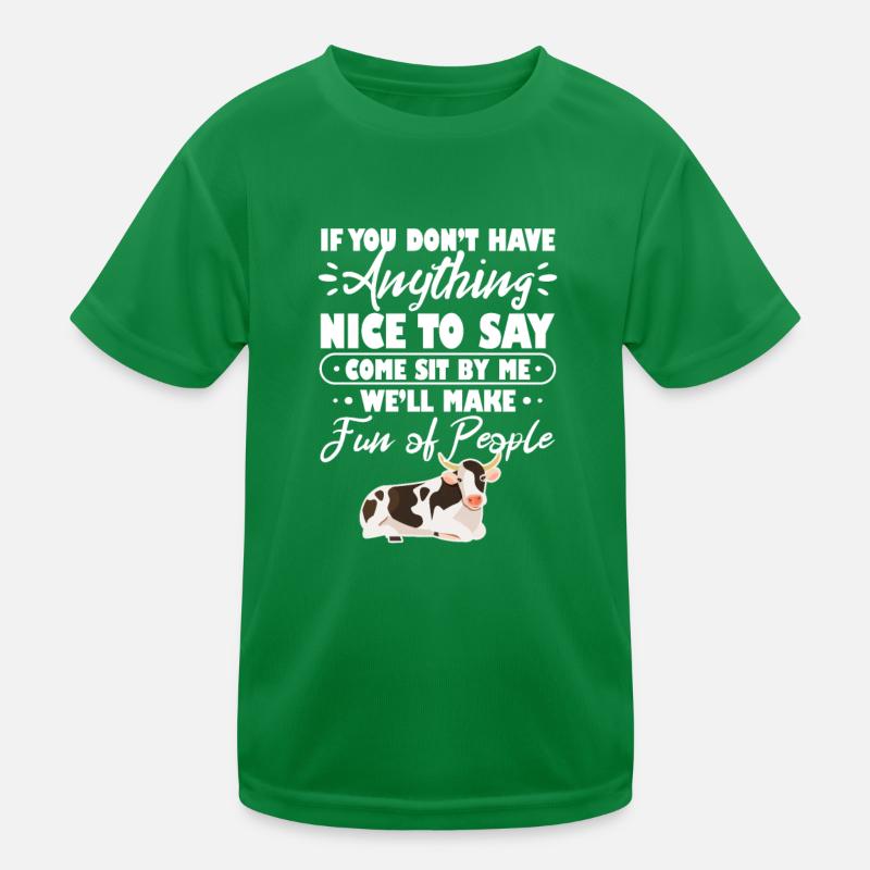 Cow Kids Functional T-Shirt