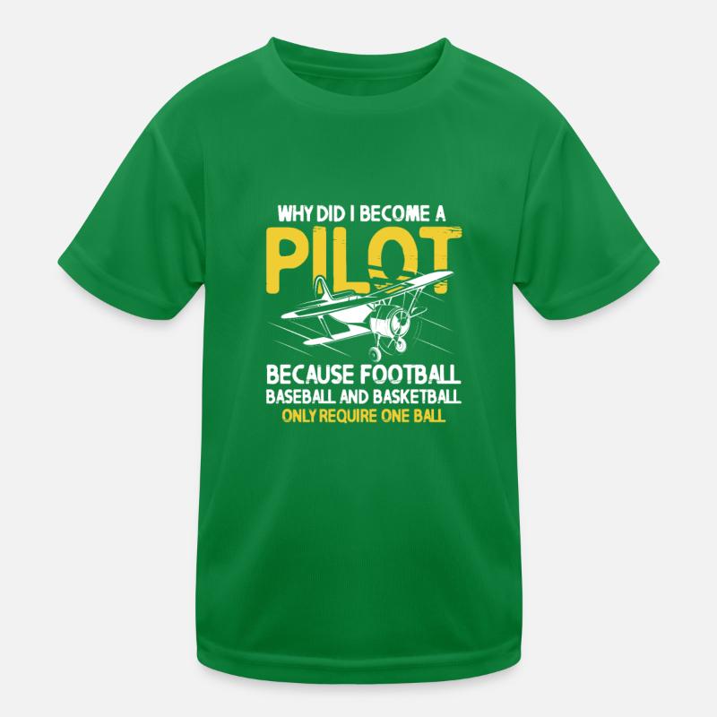 Cadeau Pilot Airplane Flying Flyer T-shirt sport Enfant
