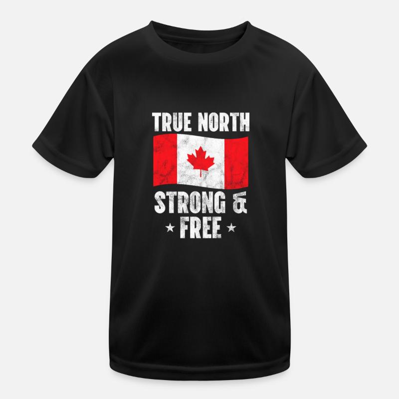 Canada Maple Leaf Flag Canada Vancouver Cadeau T-shirt sport Enfant