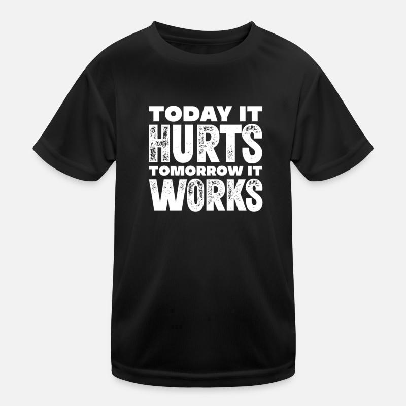Physiotherapeut - Kinder Funktions-T-Shirt - Schwarz