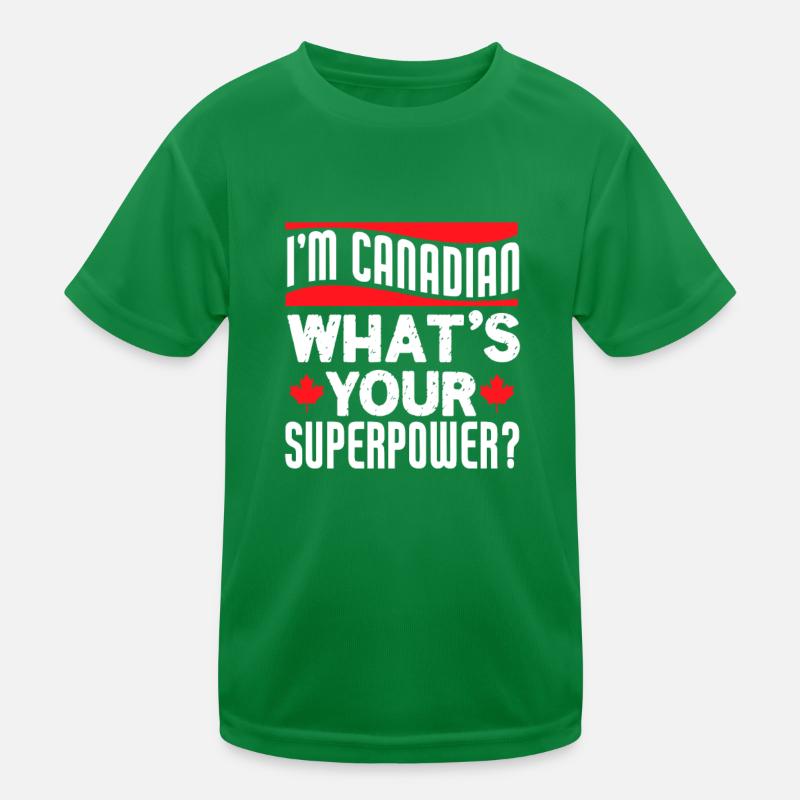 Canada Kids Functional T-Shirt