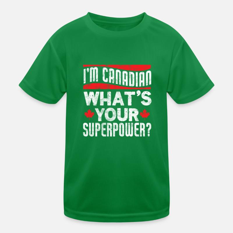 Canada Maple Leaf Flag Canada Vancouver Cadeau T-shirt sport Enfant