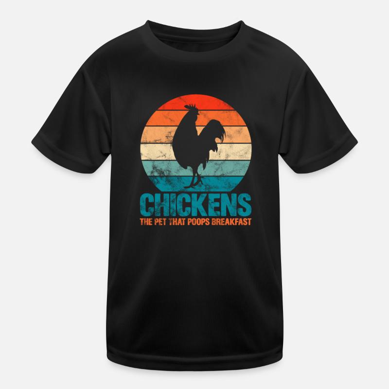 Huhn Kinder Funktions-T-Shirt