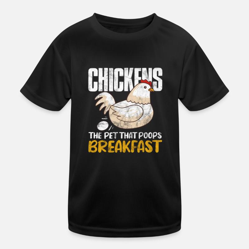 Poulet T-shirt sport Enfant