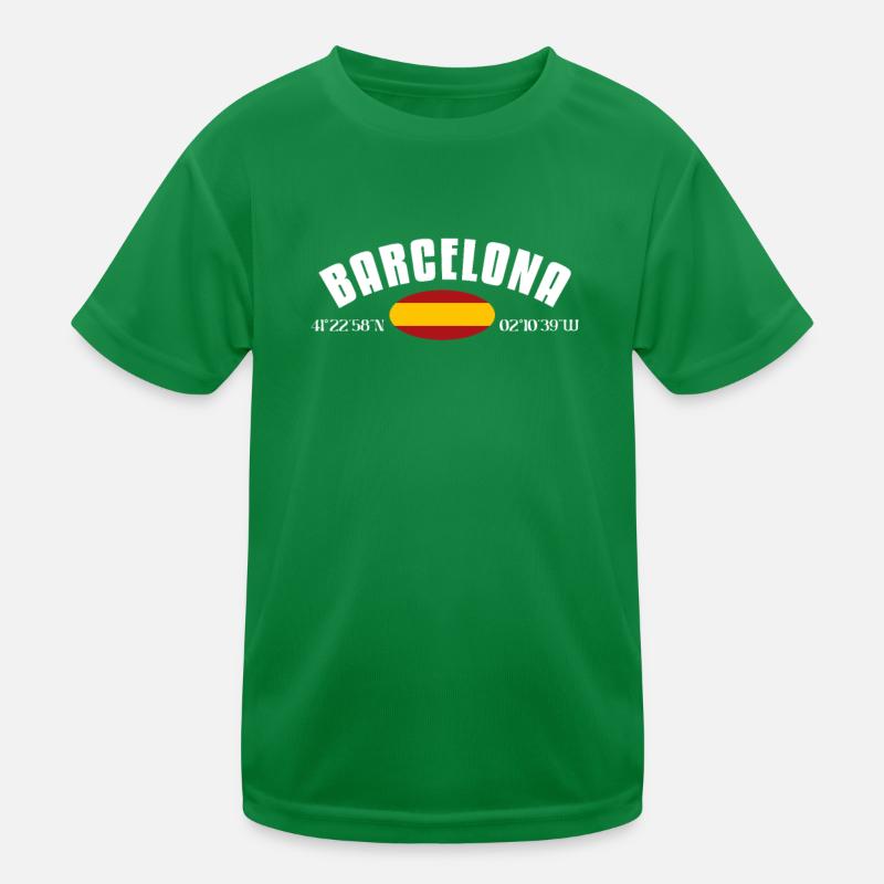 Barcelona Kids Functional T-Shirt