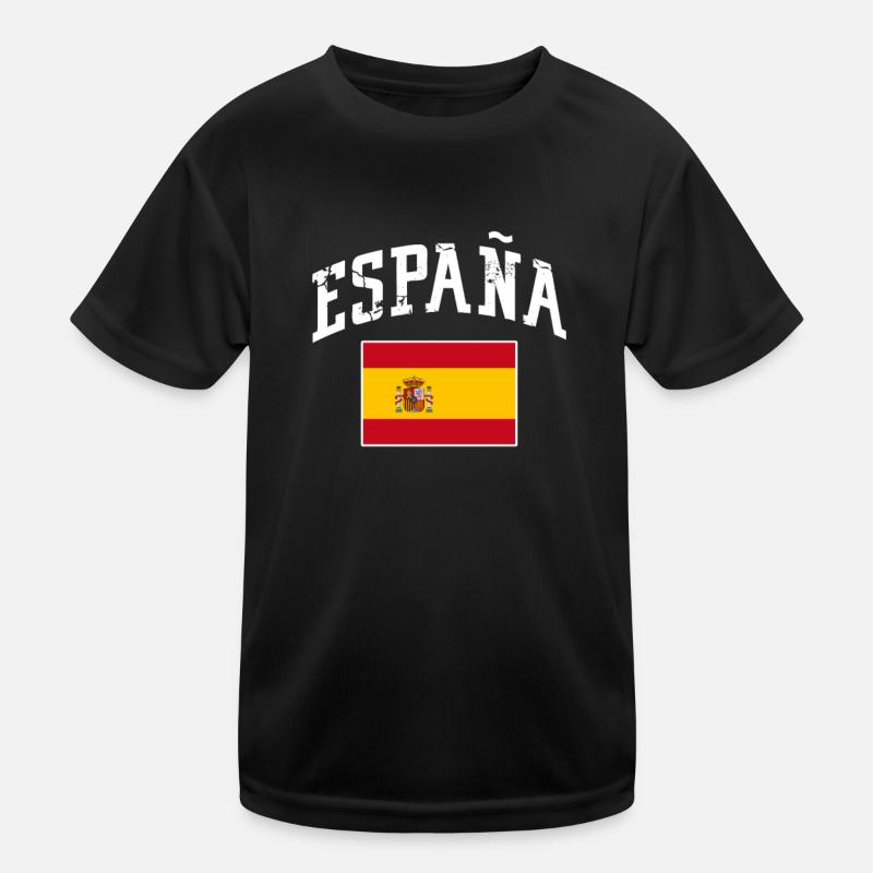 Spain Kids Functional T-Shirt