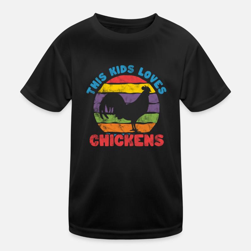 Chicken Kids Functional T-Shirt