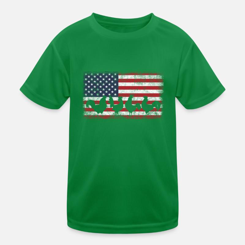 Huhn Kinder Funktions-T-Shirt
