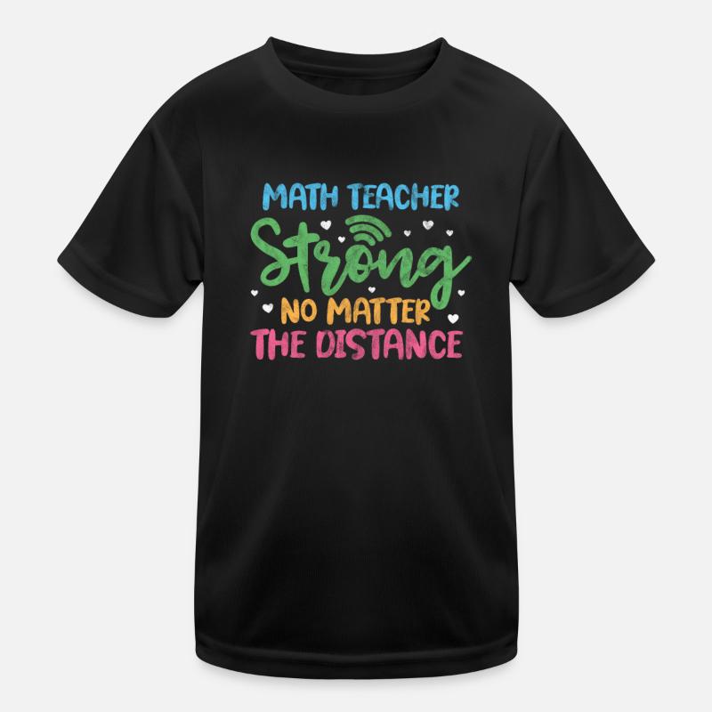 Mathematik - Kinder Funktions-T-Shirt - Schwarz