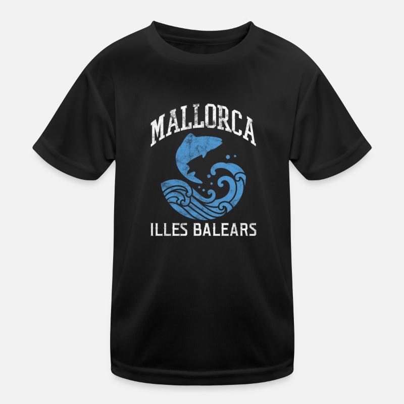Spain Spanish Mallorca Spanish Holiday Gift Kids Functional T-Shirt