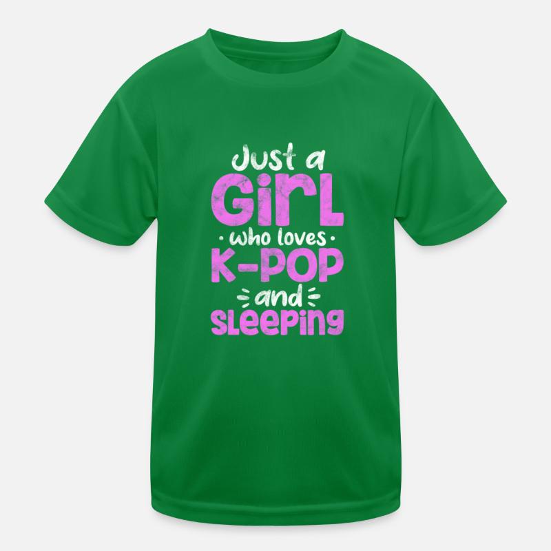 K-Pop Koreanisch Musik Pop Korea Kpop Geschenk Kinder Funktions-T-Shirt