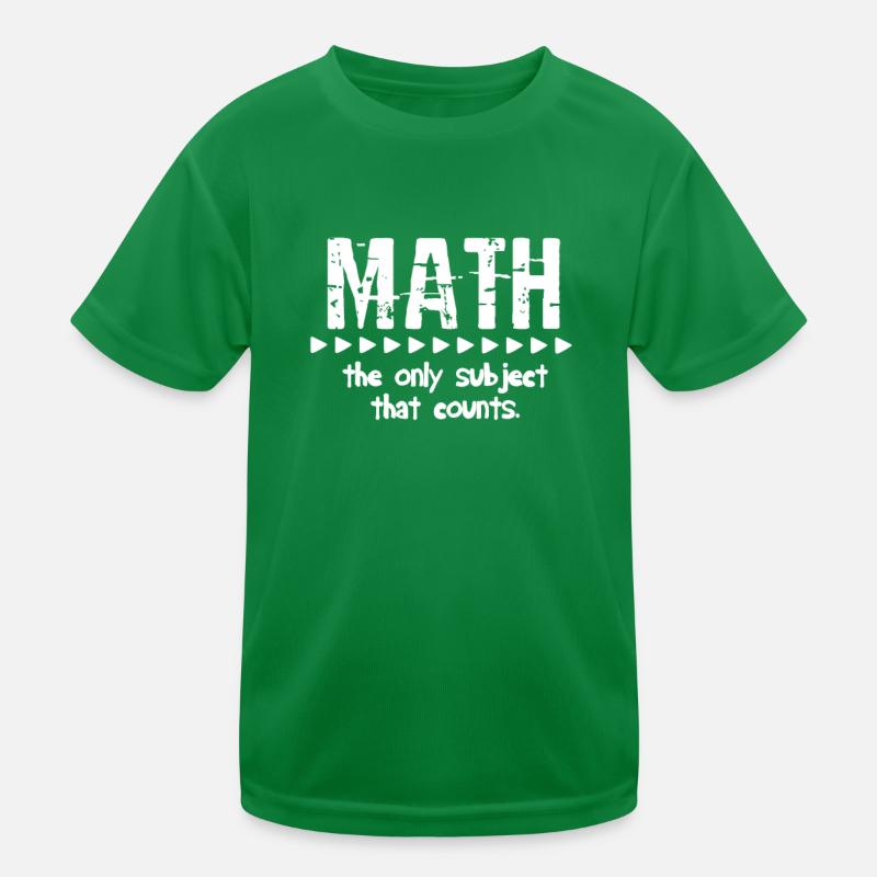 Mathematics Kids Functional T-Shirt