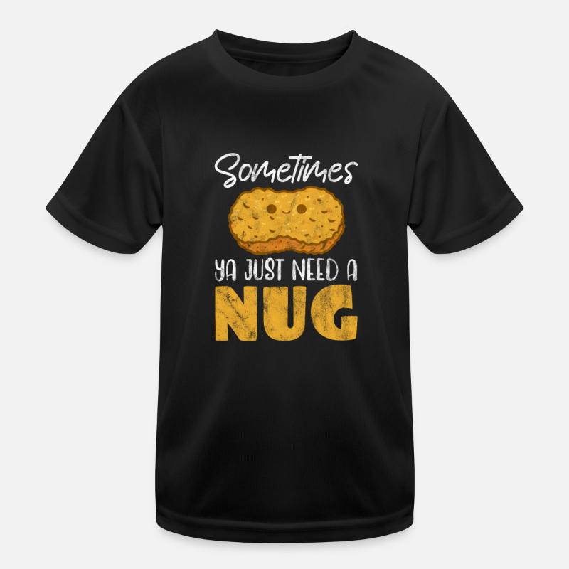 Pépites de poulet T-shirt sport Enfant
