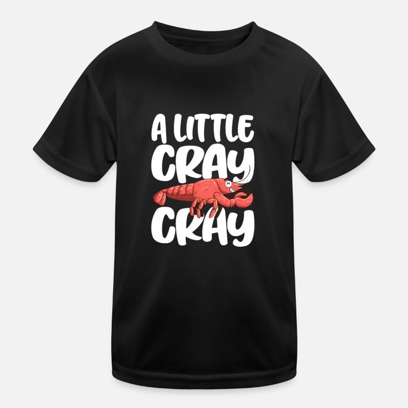 Crayfish - Kids Functional T-Shirt - black