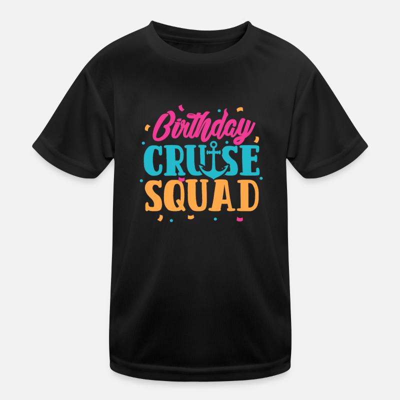 Kreuzfahrt Geburtstag Kinder Funktions-T-Shirt