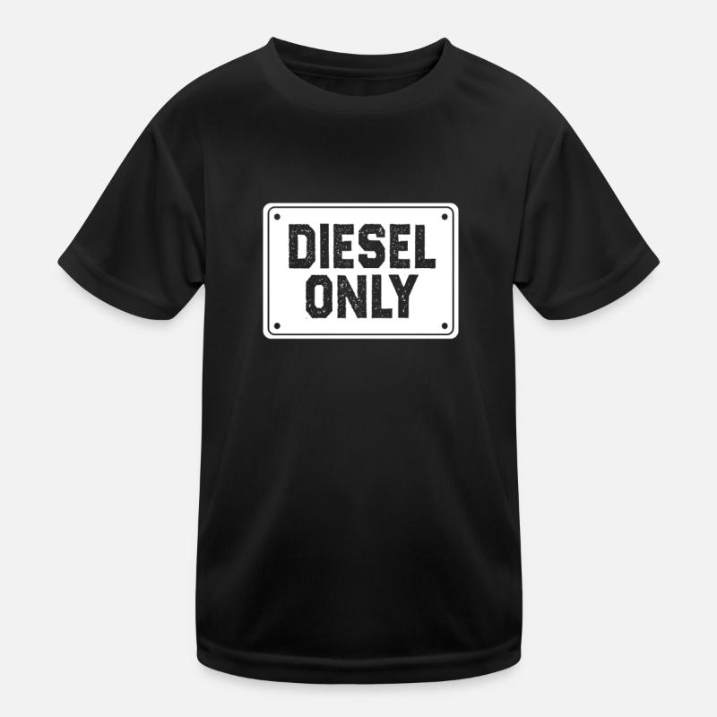Diesel Auto Tuning Gasoline Vehicle Gift Kids Functional T-Shirt