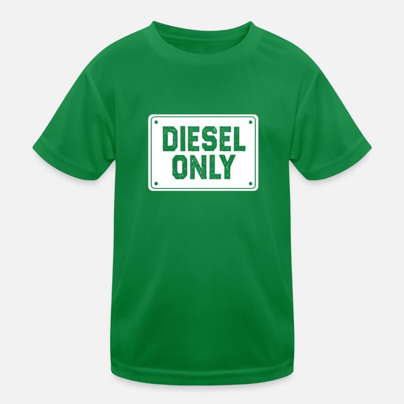 Diesel Auto Tuning Véhicule à Essence Cadeau T-shirt sport Enfant