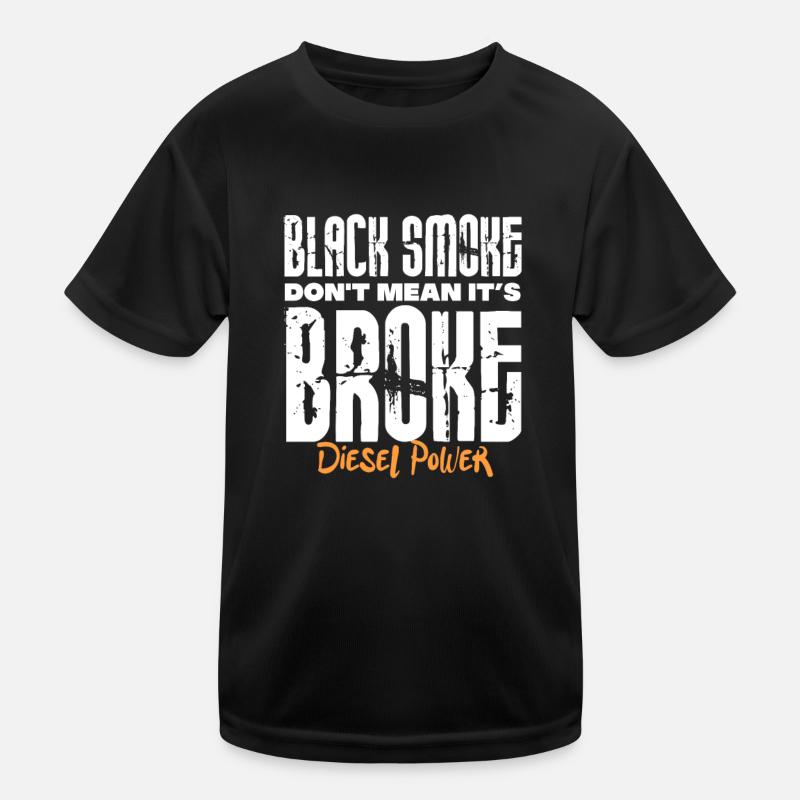 Diesel Auto Tuning Gasoline Vehicle Gift Kids Functional T-Shirt