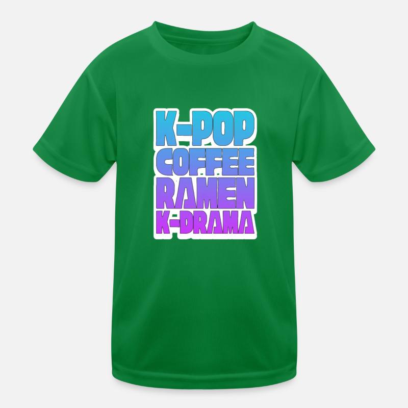 K-Pop Kaffee Ramen Kinder Funktions-T-Shirt