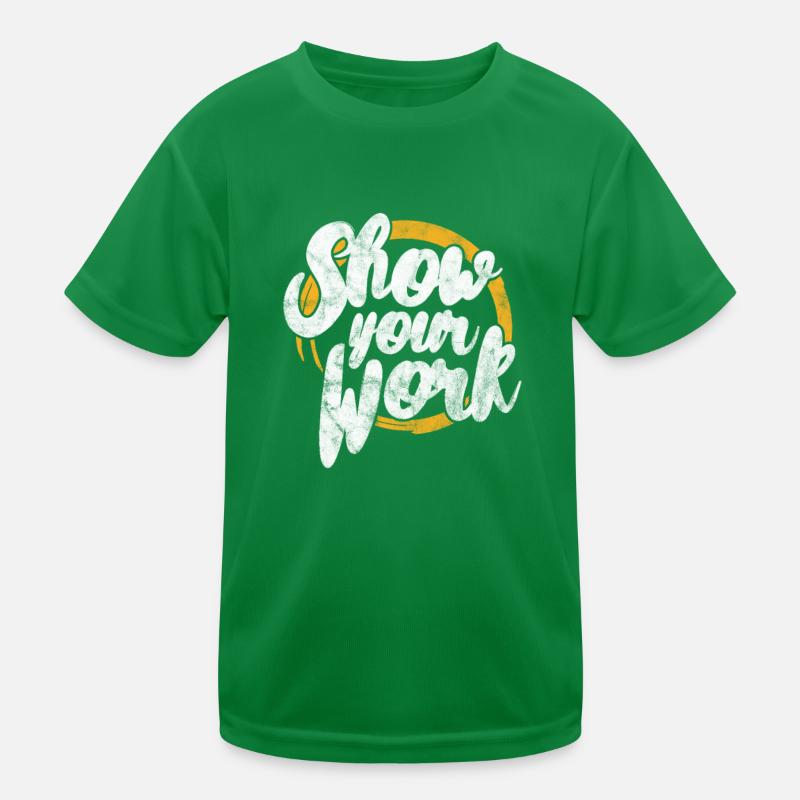 Mathematics Kids Functional T-Shirt