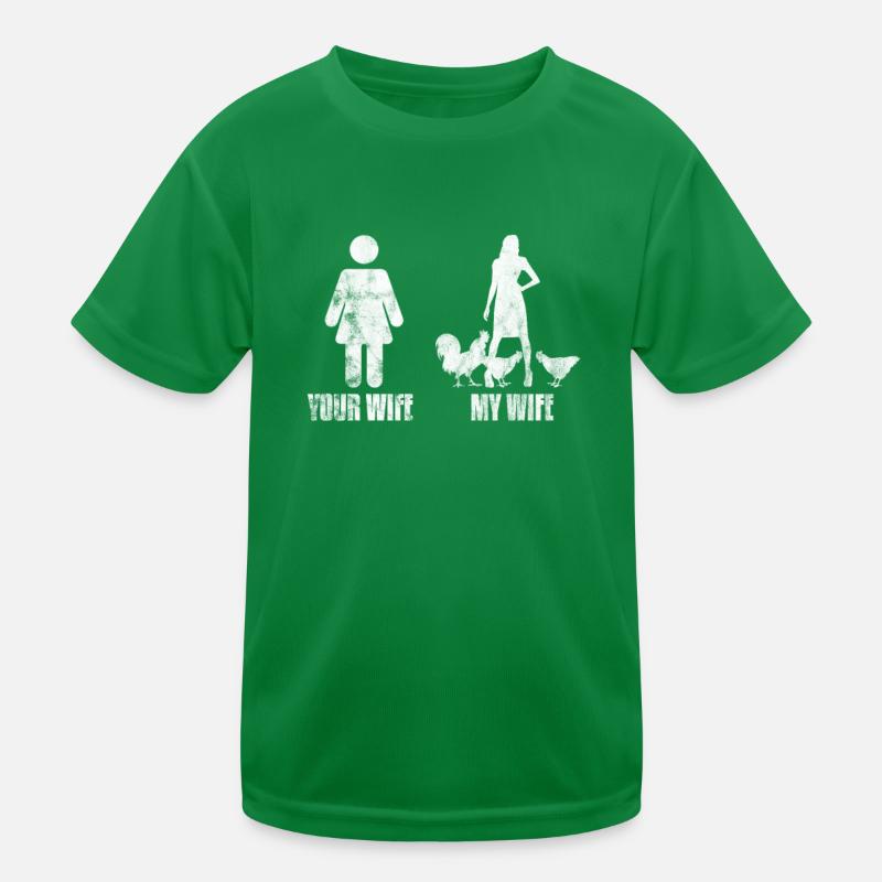 Huhn Kinder Funktions-T-Shirt