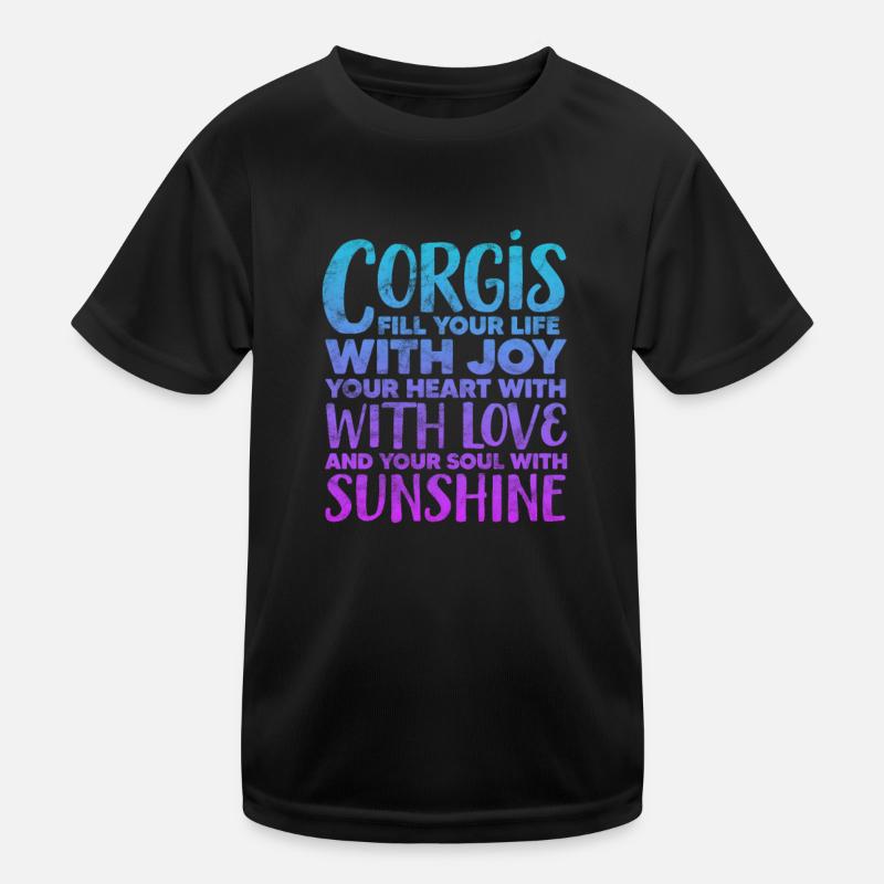 Welsh Corgi Dog Dog Dog Gift Kids Functional T-Shirt