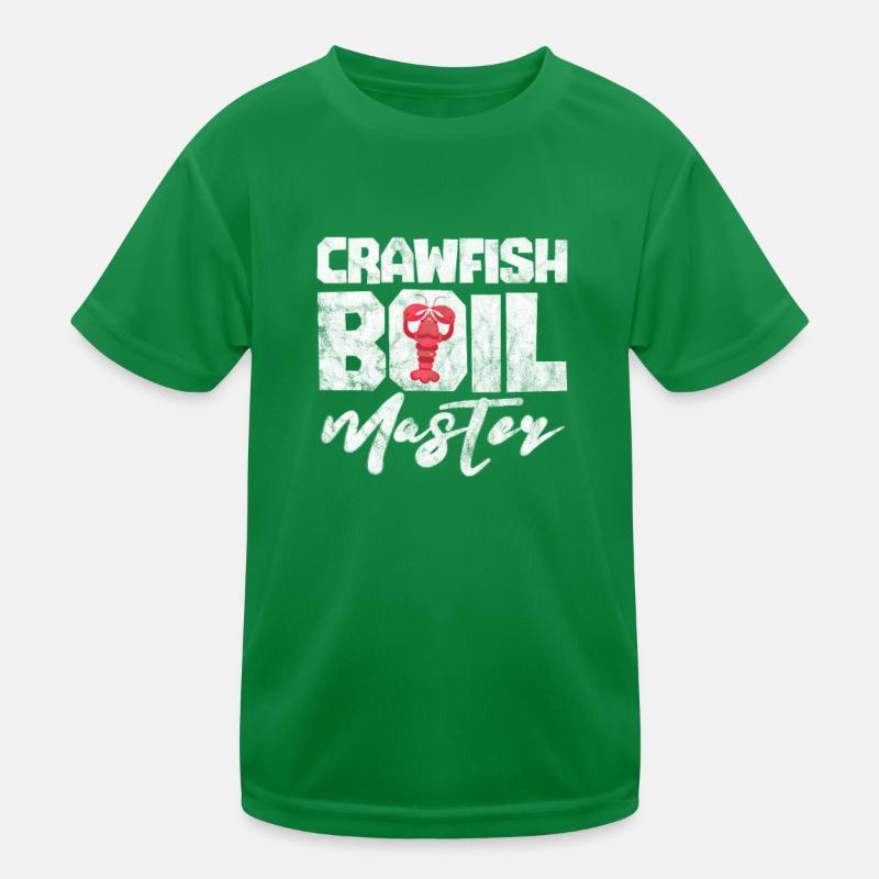 Languste Langusten Meeresfrüchte Krebs Geschenk Kinder Funktions-T-Shirt