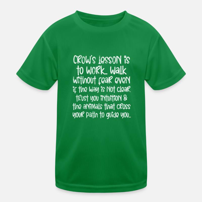 Corbeau T-shirt sport Enfant