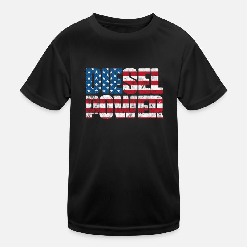 Diesel Amerika Kinder Funktions-T-Shirt