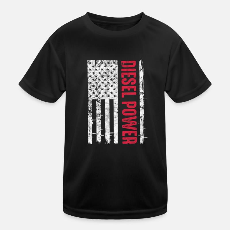Diesel Amerika Kinder Funktions-T-Shirt