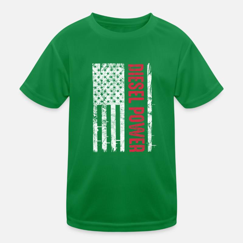 Diesel Amerika Kinder Funktions-T-Shirt