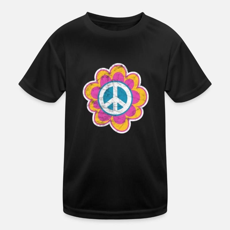 Hippie Kinder Funktions-T-Shirt