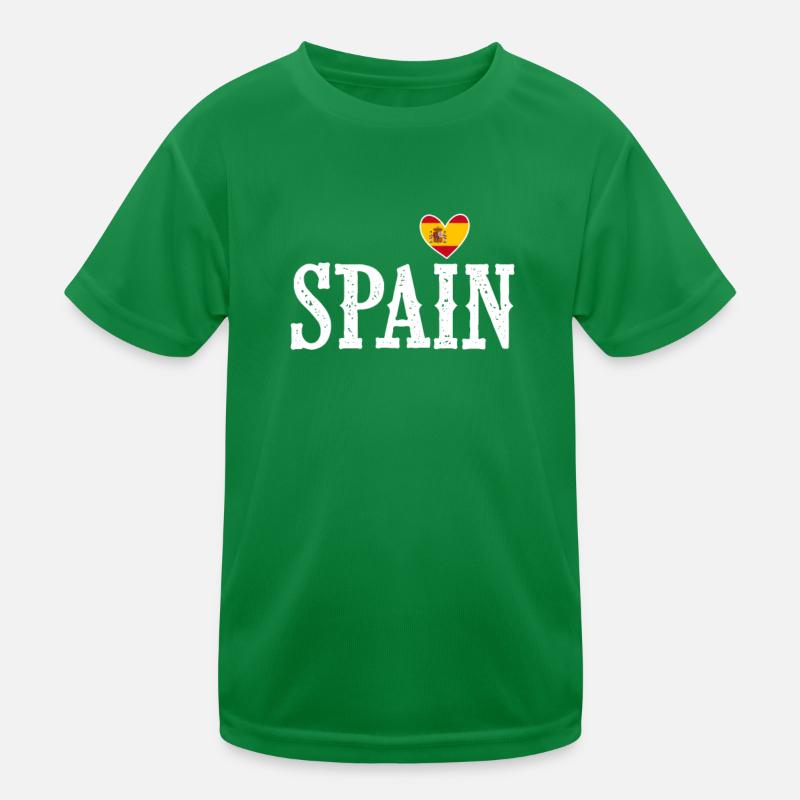 Spanien Kinder Funktions-T-Shirt