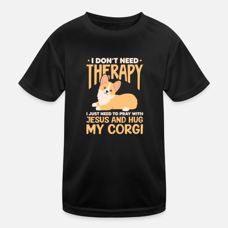 Corgi Kinder Funktions-T-Shirt