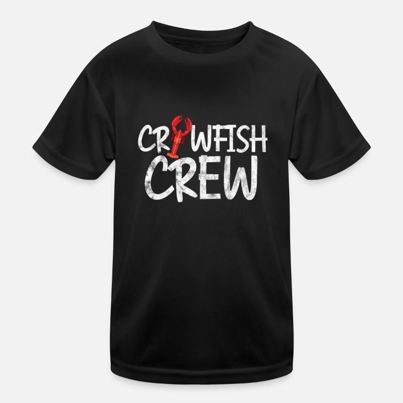 Crawfish Crawfish Seafood Crab Gift Kids Functional T-Shirt