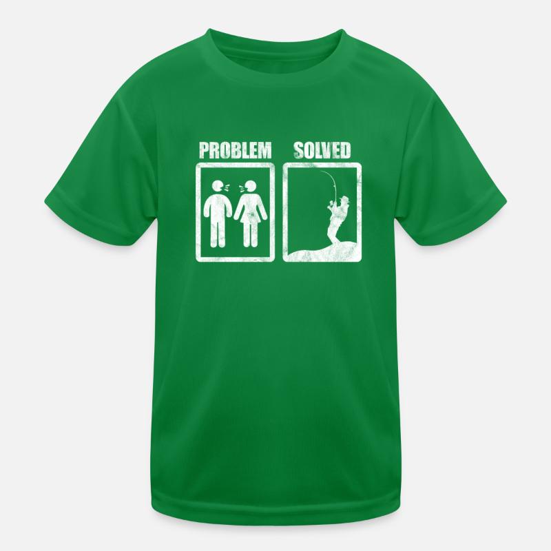 Angler Kinder Funktions-T-Shirt