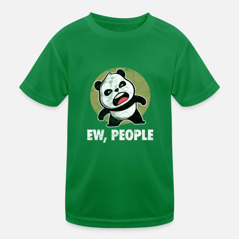 Panda Kinder Funktions-T-Shirt