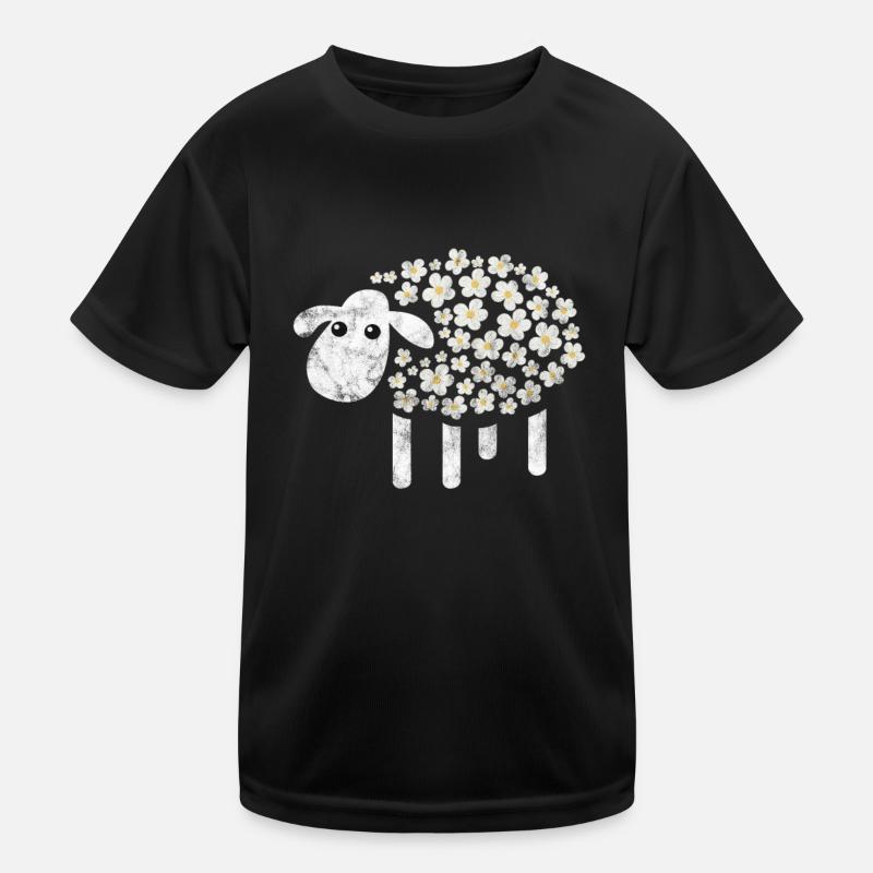 Schaf Schafe Bauernhof Tier Schafbock Geschenk Kinder Funktions-T-Shirt
