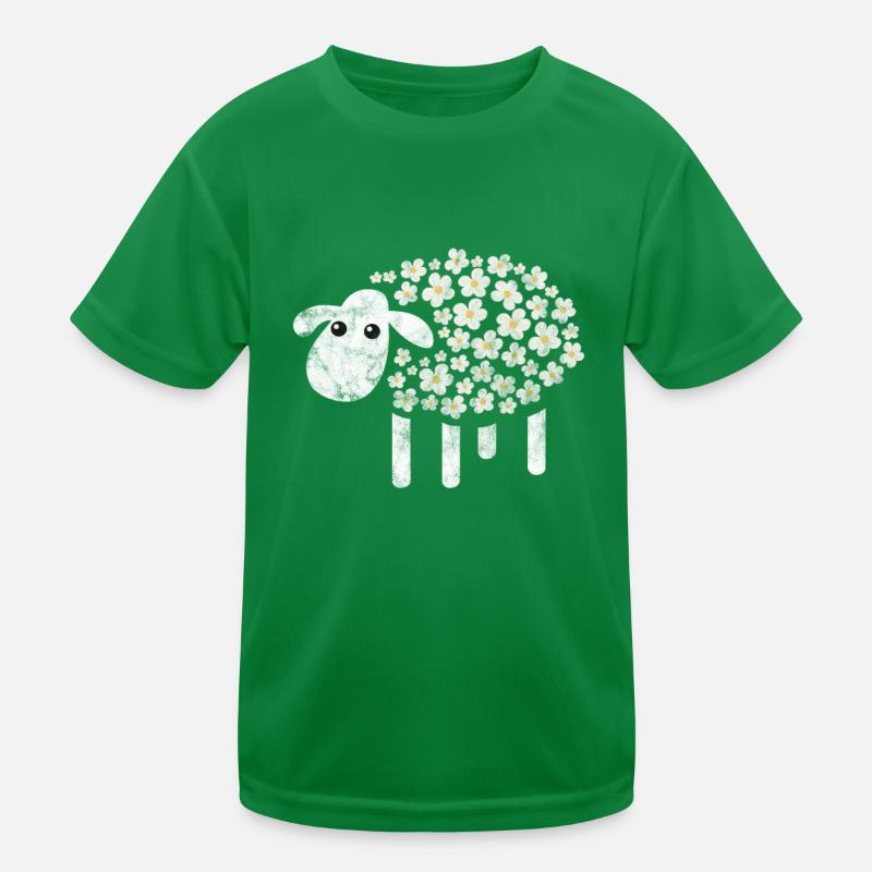 Schaf Schafe Bauernhof Tier Schafbock Geschenk Kinder Funktions-T-Shirt