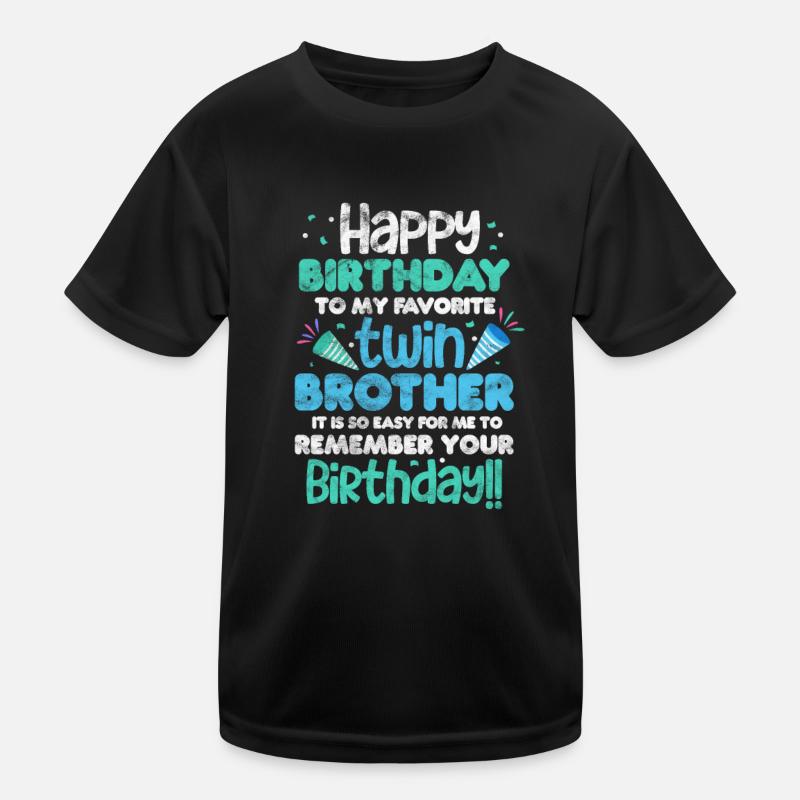 Bruder Kinder Funktions-T-Shirt