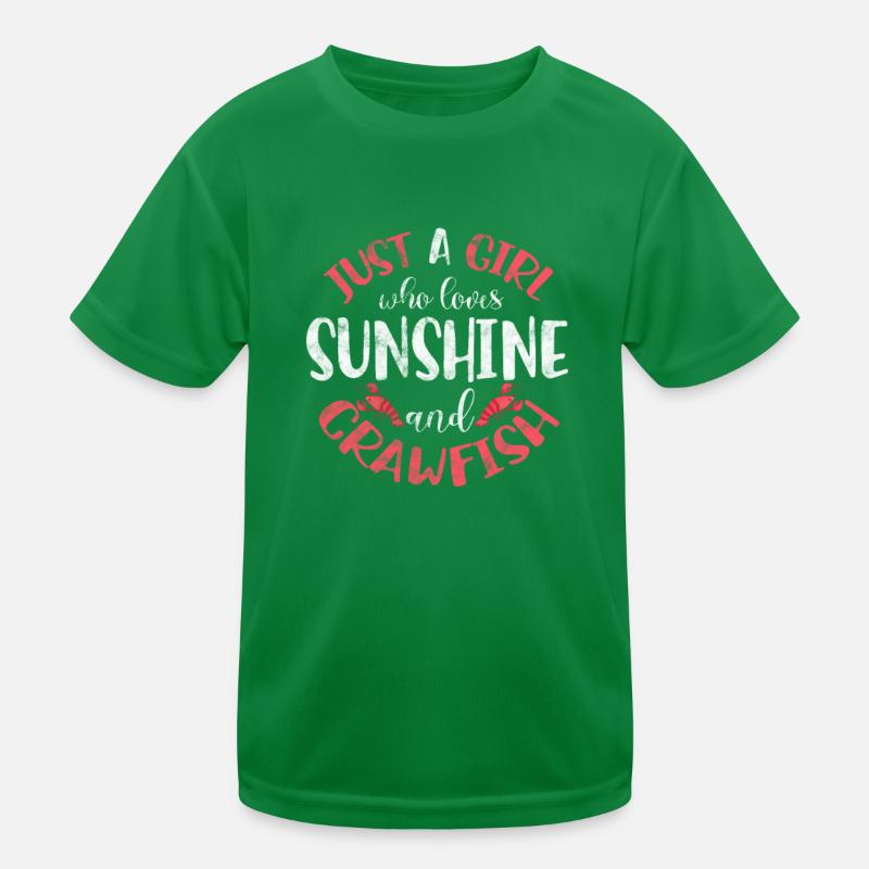 Languste Langusten Meeresfrüchte Krebs Geschenk Kinder Funktions-T-Shirt