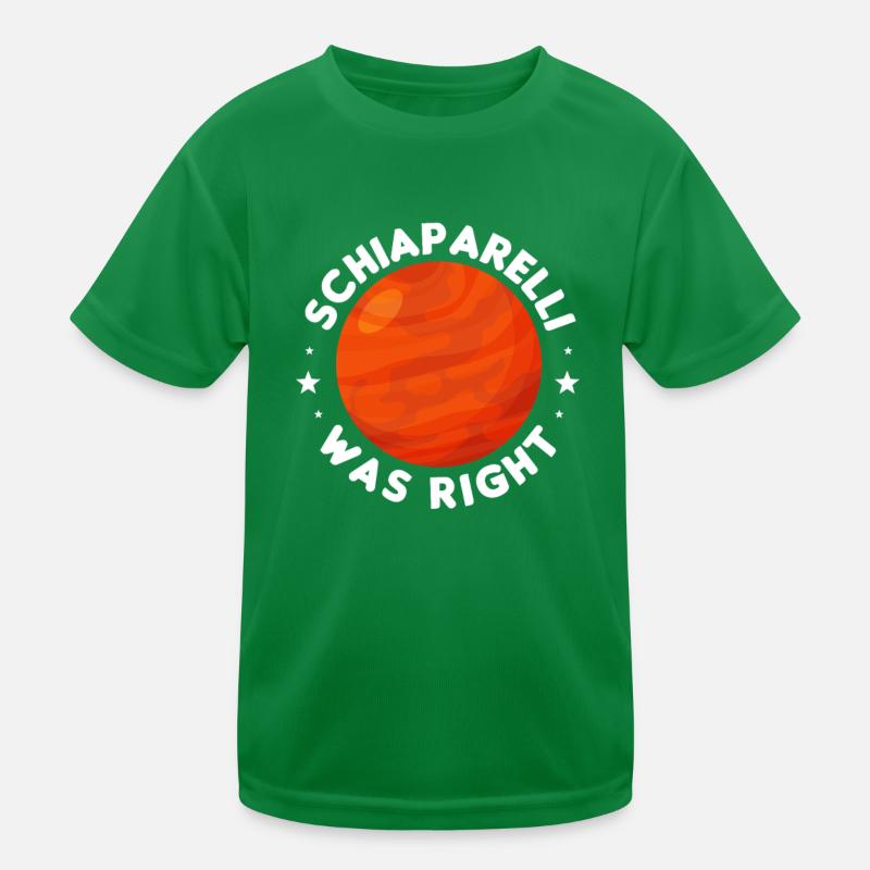 Mars Red Planet Space Astronaut Gift Kids Functional T-Shirt