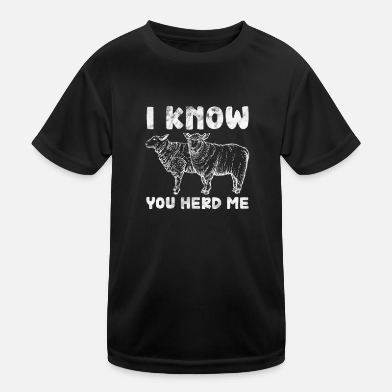 Schaf Schafe Bauernhof Tier Schafbock Geschenk Kinder Funktions-T-Shirt