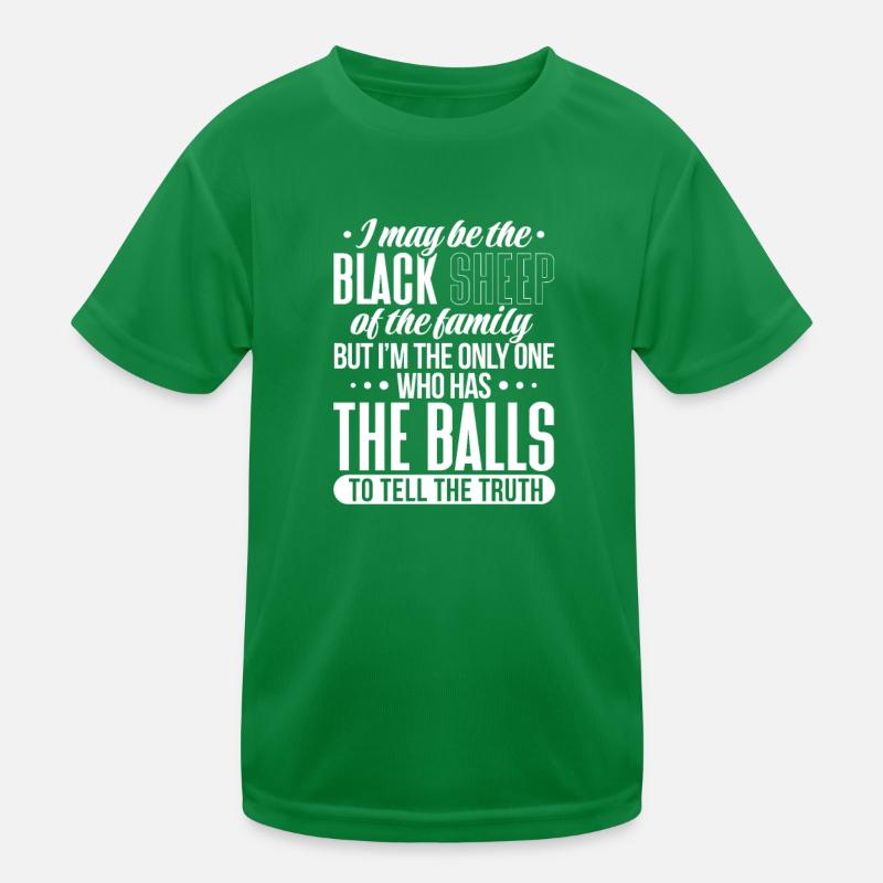 Schaf Kinder Funktions-T-Shirt