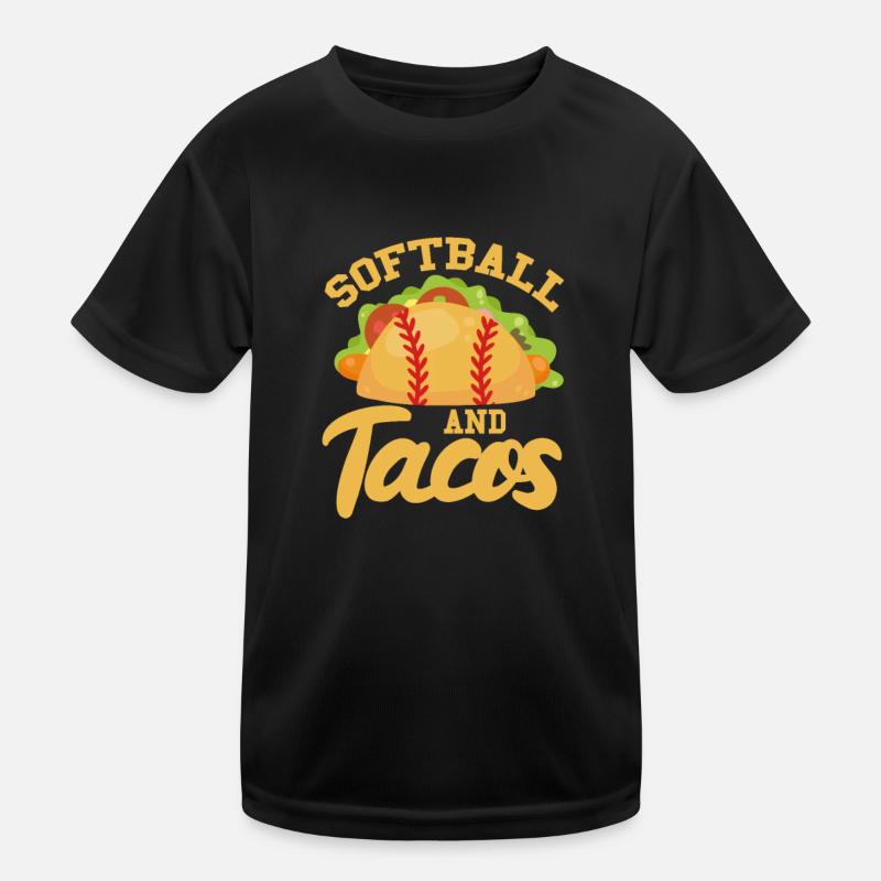 Softball Tacos Baseball Pitcher Sport Cadeau T-shirt sport Enfant